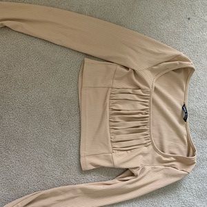 Long Sleeve Crop Top